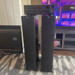 Speakers, Comes With Bass, And Receiver 