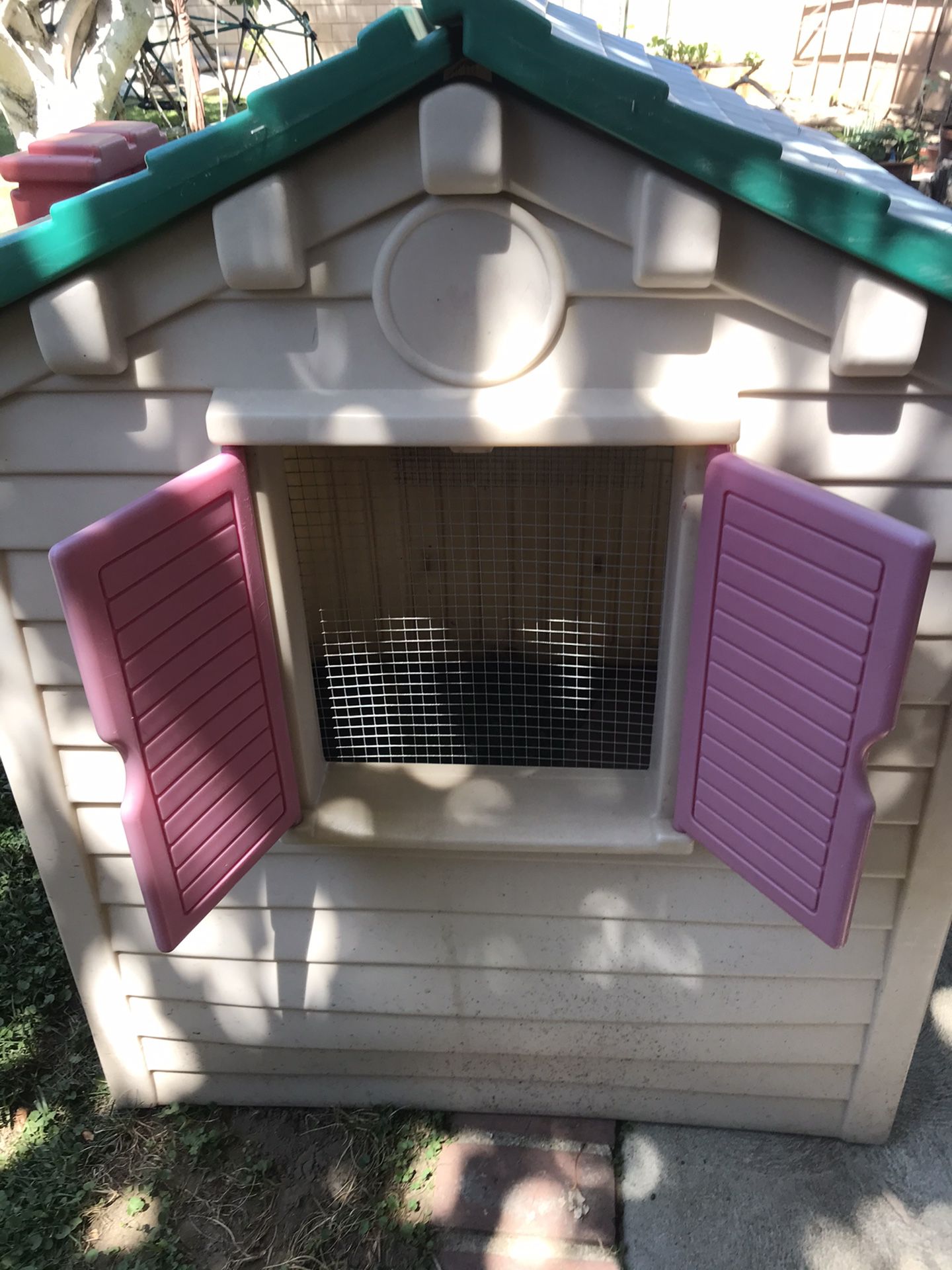 Free playhouse for chicken coop