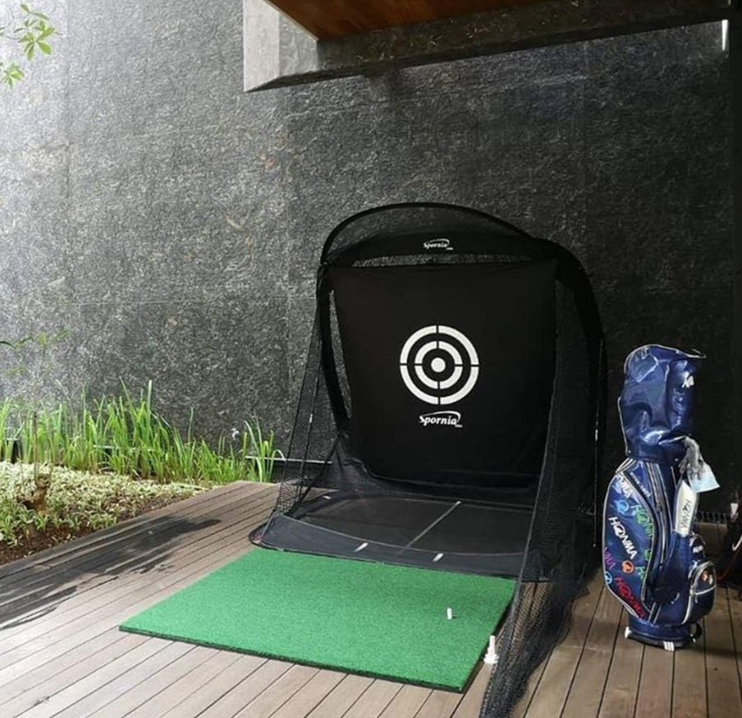 Golf Practice Net And Real Feel Grass Mat