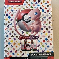 Pokemon TCG Scarlet & Violet 151 Booster Bundle 6 Packs Per Box 