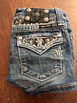 Little girl Miss Me shorts