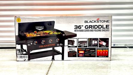 Blackstone Outdoor Griddle, 4-Burner 36 Inch Flat Top Grill with Hard Cover, BRAND NEW IN BOX