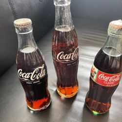 Vintage Coca Cola Bottles 