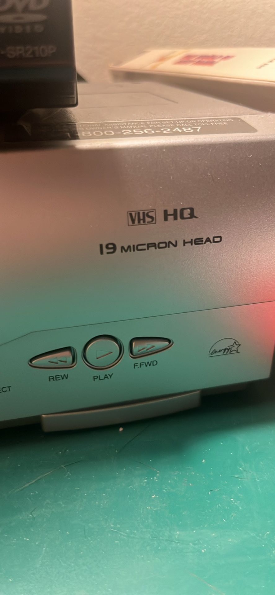 VHS Player And Tapes