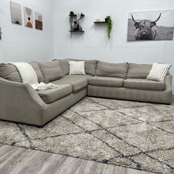 Cream Sectional Couch - Free Delivery