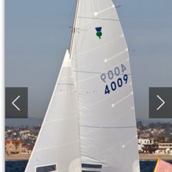 Thistle Racing Sailboat 