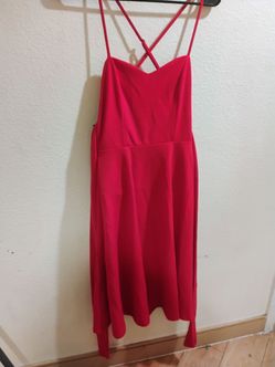 Red dress/ Vestido roja
