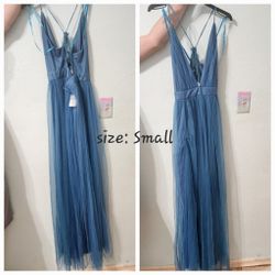 Blue Dress Size Small Never Wear  
