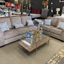 Brown Sofa Set