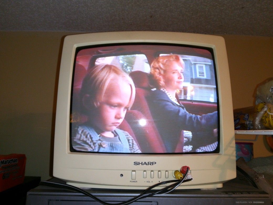 Sharp 13" CRT TV (White)