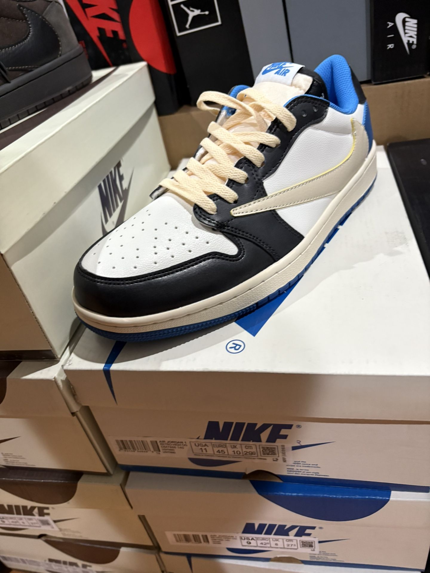 ☃️❄️☃️ Jordan 1 low “ Travis Scott Cactus 🌵Jacks” FRAGMENTS Men’s Size 9,10,11 🎁🎅🎁