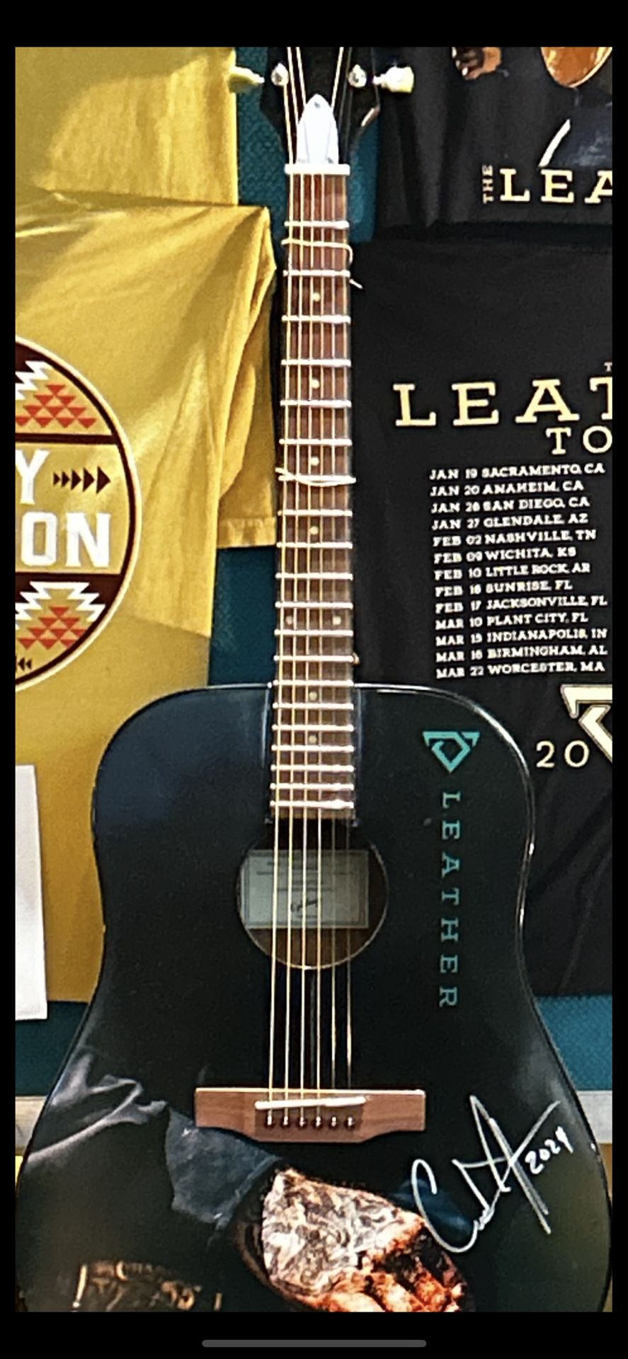 Signed Cody Johnson Backstage Leather Collection