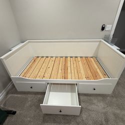 IKEA Hemnes daybed with pullout king plus brand new mattresses