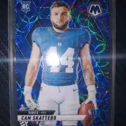 2025 Panini Mosaic - Rookie Variations Cam Skattebo Blue Scope Prizm (RC)