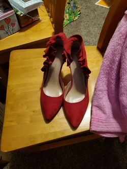 Christian Siriano Red High Heels