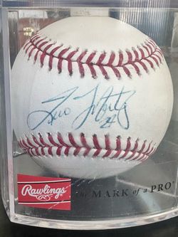 Tino Martinez Yankees #24 Signed Baseball