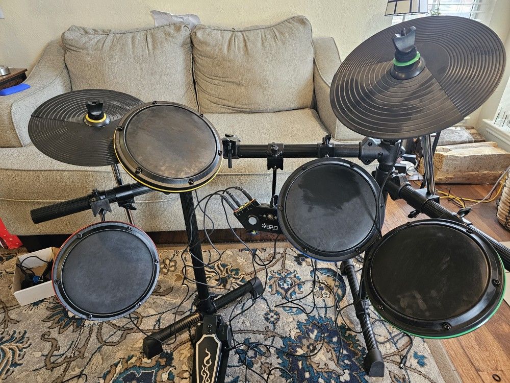 Xbox 360 Ion Rocker Drums.