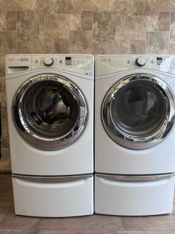 Whirlpool washer and dryer laundry