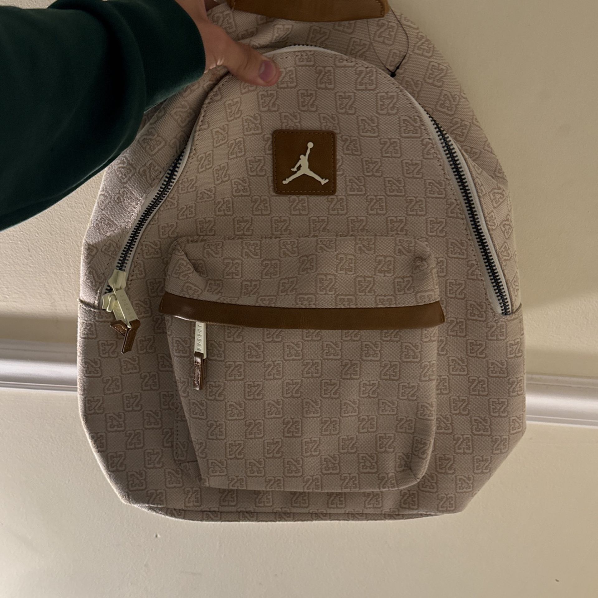 Jordan Coconut Milk Jordan Monogram Backpack for Sale in West Palm 