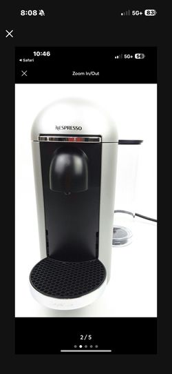 Nespresso VertuoPlus - Silver