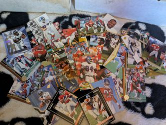Lot of Denver Bronco football cards