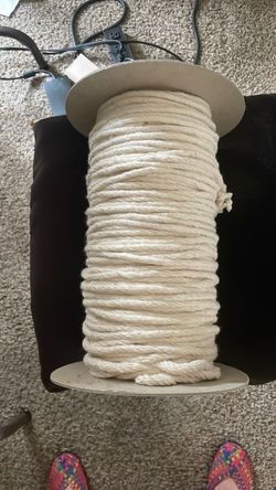 Large Spool 5/16 Cotton Rope 148 Feet