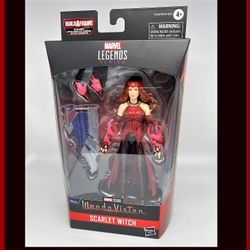 Marvel Legends Scarlet Witch Wandavision (BAF Capt America) Action Figure 