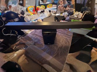 LG soundbar and sub model LAS350B