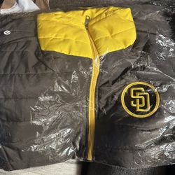 Padres Puffer Vest XL