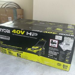 Mower- Ryobi 40V- Unopened-RY40HPLM01K2