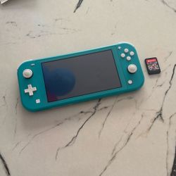 Nintendo Switch Lite Turquoise (Barely Used)