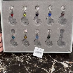 Waterford Crystal Wine Charms 