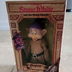 Rare Vintage BIKIN DOPEY DOLL 6.5" WALT DISNEY SNOW WHITE AND THE SEVEN DWARFS

