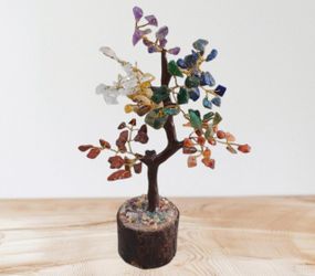 Seven Chakra Crystal Tree