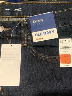 Blue jeans skinny leg 34x34