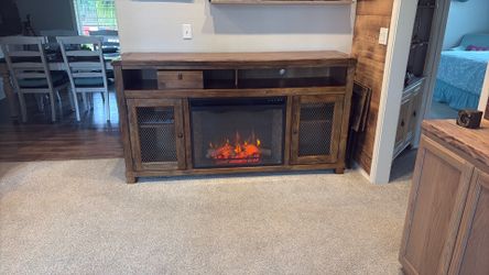 Electric fireplace/entertainment center