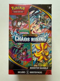 2026 Pokemon Mega Evolution Chaos Rising Booster Bundle