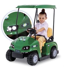 Kid Trax 12V Golf Cart Ride-On with Golf Accessories Brand New In Box 