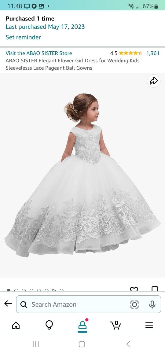 4t White Elegant Dress π β¨οΈ Customized With Navy Blue Bow