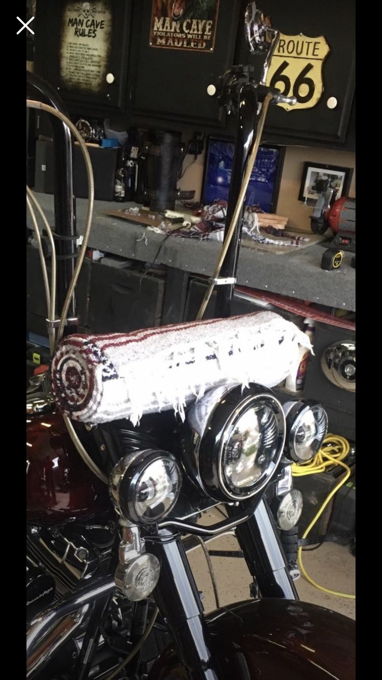 Bluetooth speaker Harley Bedroll style sounds system 160 OBO... for