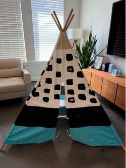 Crate and Barrel teepee
