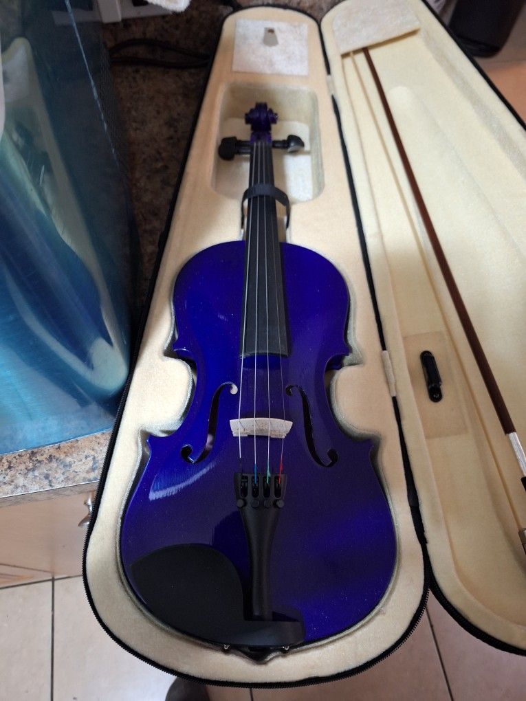 16 Inch Acoustic Viola Set, Beginner Handmade Varnish Solid Wood Viola for Adults, Students, Musical