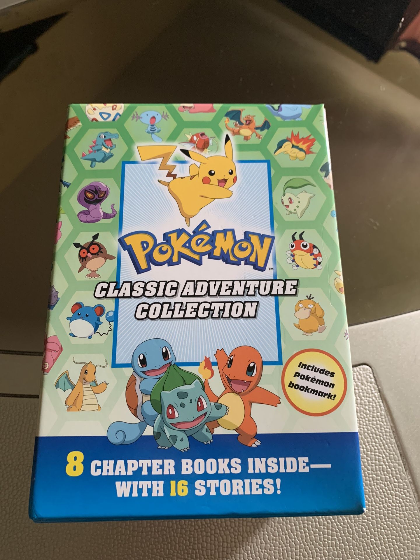Pokemon Classic Adventure Collection 8 Chapter Books with 16 Stories Box Set