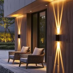 Outdoor Beam Wall lights, Up and down lights, Waterproof Wall lamp