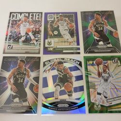 16 Giannis Antetokounmpo NBA Insert Cards, Bucks