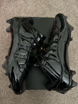 Air Jordan 11 Low “Black Out” Football Cleats Sz 13