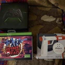 Xbox Light gun Game With Extra Gun And Anniversary Controller 