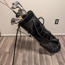 Golf Clubs & Bag w/ Accessories