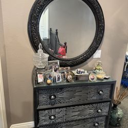 Accent Dresser And Mirror