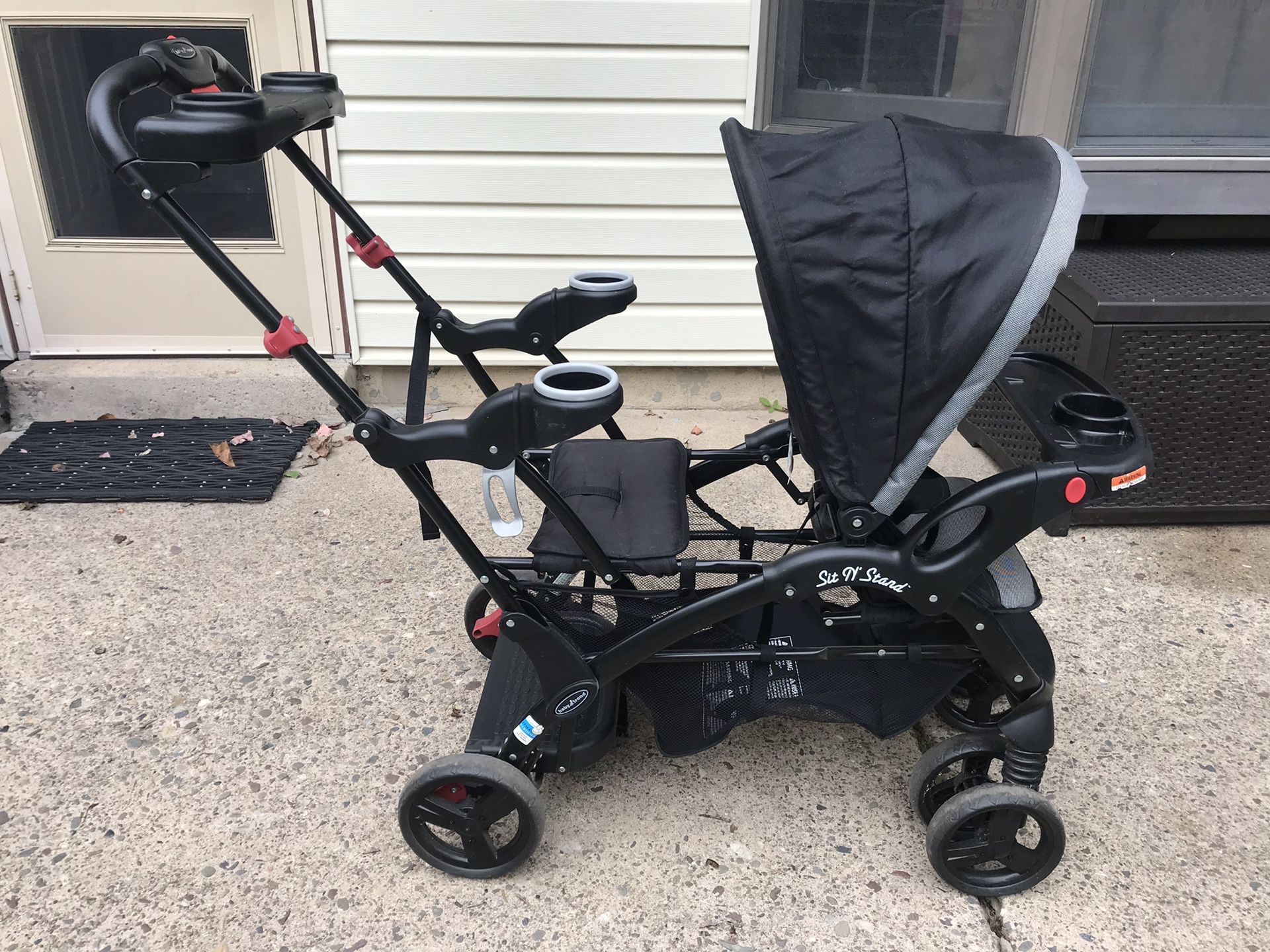 Stroller, double stroller, Sit n Stand